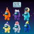 thumbnail image 2 of Among Us Articulated Mini Action Figures (6 Pack) in a Deluxe Box, 2 of 7
