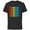 Black, variant on Disney Mickey Mouse Rainbow Icons - Short Sleeve Cotton T-Shirt for Adults -Customized-Natural