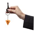 thumbnail image 6 of Pawsdot 12 Pcs Pizza Shape Keychains Resin Key Organizer for Kids Orange, 6 of 6