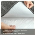 thumbnail image 5 of PURE ERA Bullnose Carpet Stair Treads Protectors for Wooden Steps 9.5" x 30"x1.2" Pet Friendly Tape Free Non-Slip (Set of 14 Pieces,Gray Rectangle), 5 of 11