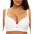 thumbnail image 1 of Sujetador OYXJJP Add Two Cup Lift Up con aros, talla grande, blanco 40C, 1 of 6