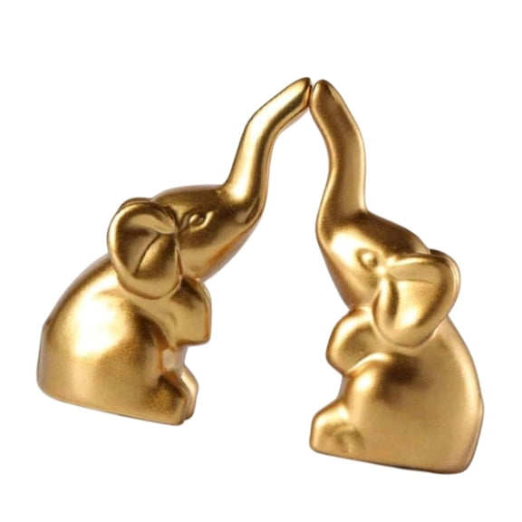 AOOOWER Elephant Statue for Home Decorations Elephant Figurines Ornament Collectibles