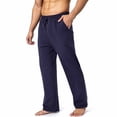 thumbnail image 5 of Mgmyaa Men's Stretchy Yoga Jogger Pants With Drawstring Elastic Waist Regular Fit Full Length Soft For Exercise Daily Wear, 5 of 7