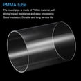 thumbnail image 4 of Unique Bargains Tuyau Acrylique Transparent Tube Rond Rigide 115mm ID 120mm OD 6 Pouces pour Lampes et Lanternes Système de Refroidissement par Eau, 4 of 6