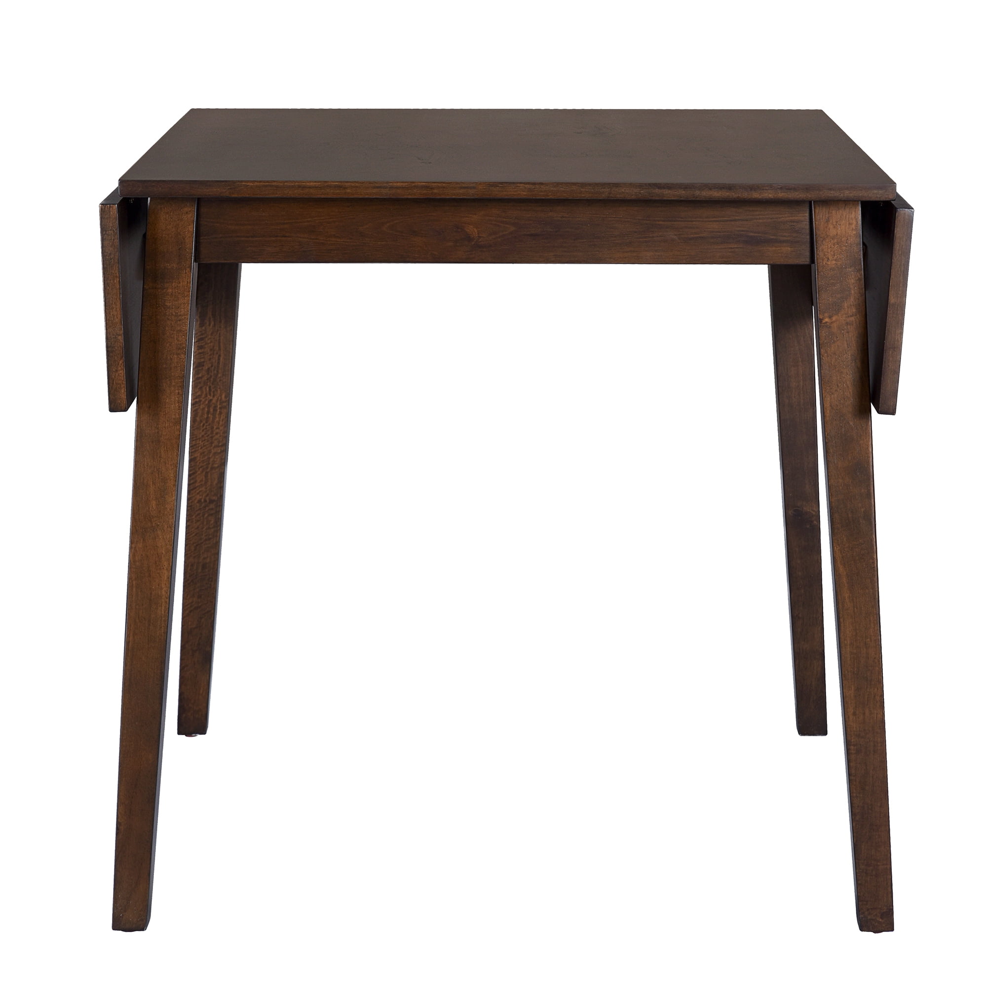 Euroco 29"- 45" Extendable Dining Table for 4, Folding Kitchen Table with Wood Legs for Kitchen, Dining Room,Living Room,Small Spaces,Brown