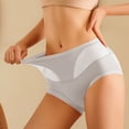 thumbnail image 6 of Qingpeng Women High Waist Mesh Briefs Breathable Solid Color Panties Comfort Underwear Size M-XXL, 6 of 7