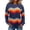 Blue, variant on Athleisure Crewneck Topss for Women Oversized Long Sleeve Cute Tops Teen Girls Lightweight Pullover Sweaters