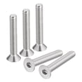 thumbnail image 1 of Unique Bargains 5/16-18x2' Flat Head Socket Cap Screws, 304 Stainless Steel Hex Socket Drive Fasteners Bolts 5Pack, 1 of 5