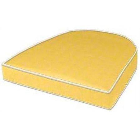 18  X 16  X 3  Sunbrella Rounded Back Chair Cushion (Sunbrella Buttercup)