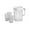 White-WH-home supplies, variant on LEFTHIGH Home Light Luxury Cold Water Kettle Living Room Large Capacity 2L Cool White Water Jug Set with 3 Cups for Refrigerator 8.07x5.12 Inches Christmas Decor