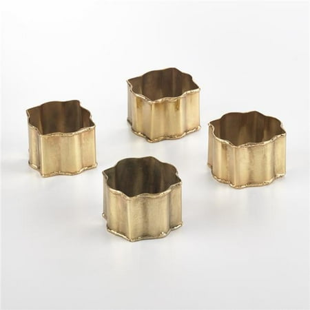 

SARO NR697.GL Collection Classic Design Napkin Ring Gold - Set of 4