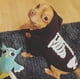 thumbnail image 5 of Halloween mascota perro gato calavera sudaderas con capucha brillante esqueleto huesos traje para perros gatos (XL) Sailing Electrónica, 5 of 5