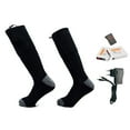 thumbnail image 1 of Electric Socks Winter Warm Thermal Socks With Temperature Control 2200mAh Battery-Powered Extra Thick Insulated Heated Crew Boot LZ, 1 of 6