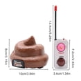 thumbnail image 2 of Rechargeable Remote Control Poop Car Funny Spoof Novelty Trick Toy With Sound Effects For Gag Gift Stress Relief In Brown, 2 of 8