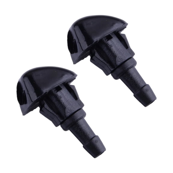 2pcs Rear Windshield Wiper Washer Nozzle Spray Jet Fit For Honda CRV 2002-2011 Black