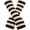 Coffee, variant on Cloaraye Arm Warmers Women Fashion Stripe Knit Arm Sleeves for Winter Warm Outdoor
