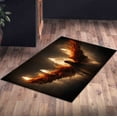 thumbnail image 6 of Area Rugs, Black Rugs, Entry Rugs, Angel Rugs, Lucifer Rugs, Bathroom Rug, Lucifer With Glowing Fire Wings Rugs, Non-Slip Carpet Rug, 5.9'x9.2' - 180x280 cm, 6 of 8