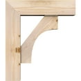 thumbnail image 3 of Ekena Millwork 7 1/2"W x 26"D x 30"H Westlake Block Smooth Bracket w/ Offset Brace, Douglas Fir, 3 of 25