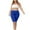 Blue, variant on Sanbonepd Overall Shorts for Women with Pockets Biker Shorts Women Plus Size Knee Length Yoga Pant High Waisted Athletic Running Gym Workout Shorts