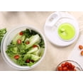 thumbnail image 2 of Centrifugadora de Ensalada lechuga, Escurridora de Verdura y Secadora de Lechuga tipo Salad Spinner con Colador Integrado, Funcionamiento Giratorio, (Blanco), 2 of 5
