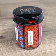 Pill Thing Monster Jr Daily Medication Sort Dose Organizer Secure Travel Pill Dispenser with Labels