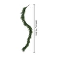 thumbnail image 3 of Xihbxyly Guirnalda Navideña de Hojas Verdes Artificiales de 1,8 M, Diseño Flexible con Cable, Decoración para Interiores y Exteriores, Ideal para Fiestas y Otoño, Puerta de Entrada, Chimenea y Bodas, 3 of 7