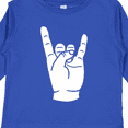 thumbnail image 4 of Inktastic Rocker Horns Boys or Girls Long Sleeve Toddler T-Shirt, 4 of 5