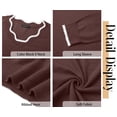 thumbnail image 5 of Fantaslook Color Block Sweaters for Women V Neck Pullover Lightweight Sweaters Long Sleeve Tops Fall Fashion Clothes, 5 of 7