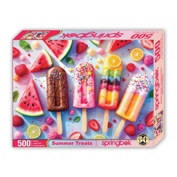 Springbok 500 Piece Summer Treats Jigsaw Puzzle for Adults and