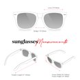 thumbnail image 6 of Polka Dot Retro Fashion Sunglasses for Women Trendy Vintage 50s UV Protection Sun Glasses, 6 of 6