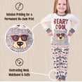 thumbnail image 5 of LazyOne Warm Long-Sleeve PJ Sets for Girls and Boys, Beary Cool, Funny Animal Kids' Pajama Sets, 5 of 7