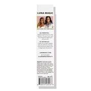 LUNA MAGIC Eyebrow Pencil with Spoolie Brush, Dark Brown, 0.03 fl oz