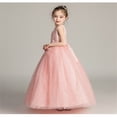 thumbnail image 2 of KAWELL Girls Flower Vintage Floral Lace Sleeveless Floor Length Dress Wedding Party Evening Formal Pageant Dance Gown, 2 of 6