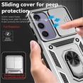 thumbnail image 5 of Estuche GANGXUN para Samsung Galaxy S24 FE, soporte giratorio 360°, estilo mecánico y magnético, 5 of 5