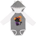 thumbnail image 3 of Inktastic Halloween Cat, Cute Cat, Black Cat, Witch Hat Boys or Girls Long Sleeve Baby Bodysuit, 3 of 5