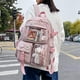 thumbnail image 1 of Mochilas para mujer, paquete de libros a prueba de robos Bear, mochilas escolares, mochilas impermeables, bolsos para estudiantes, Rosa Yinane lindas mochilas, 1 of 7