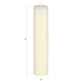 thumbnail image 2 of Mega Candles 1 pc Unscented Ivory Round Pillar Candle, Hand Poured Premium Wax Candles 2 Inch x 9 Inch, Home Décor, Wedding Receptions, Baby Showers, Birthdays, Celebrations, Party Favors & More, 2 of 2