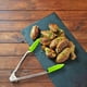 thumbnail image 4 of Utensilios de cocina, pinzas de plástico de acero inoxidable para alimentos, buen ayudante para hornear pan, bistec, negro, rojo, azul y verde, cuatro colores opcionales, pinzas de plástico de acero i, 4 of 6