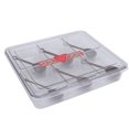 thumbnail image 1 of Contenedor De Frutas Dividido, Bocadillo Con Tapa Y , Organizador De Compartimentos Portátiles Para Platos De Bocadillos, Ideal Para Dulces, Frutas, Nueces Mantiene, 1 of 7