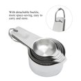 thumbnail image 3 of LYUMO Cake Baking Measuring Cup,Measuring Spoon Cup,7Pcs Household DIY Measuring Cup Kit Stainless Steel Cake Kitchen Baking Cooking Measuring Spoon, 3 of 8