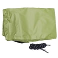 thumbnail image 1 of EXHUMKY Sun Shade Cloth Triangle Tarps Waterproof Olive Green 1Pack, 1 of 5