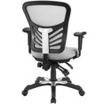 thumbnail image 3 of Pemberly Row Modern Mesh and Fabric Office Chair in Gray Finish, 3 of 6
