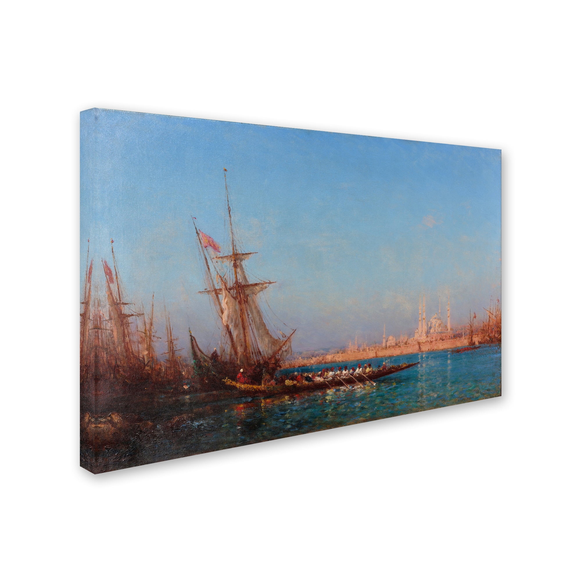 Trademark Fine Art 'View Of Istanbul' Canvas Art by Felix Ziem