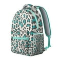 thumbnail image 2 of Tropical Leopard Backpack Cute Animal Print, Modern Cheetah Pattern School Bag for Students and Daily Use, 2 of 6