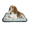 thumbnail image 2 of PKQWTM Green Marble Texture Design Pet Dog Cat Bed Pee Pads Mat Cushion Potty Dogsblankets Crate Bed Kennel 28x36 inch, 2 of 3