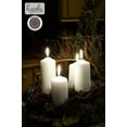 thumbnail image 4 of Hyoola 3 x 9 White Unscented European Made Pillar Candles, Dripless Paraffin Wax with Smokeless Cotton Wicks, 4-Pack, 4 of 5