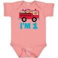 thumbnail image 3 of Inktastic 1st Birthday Fire Truck Boys or Girls Baby Bodysuit, 3 of 5