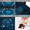 thumbnail image 4 of Constellation Double Layered Insulated Lunch Bag with Two Compartments, Large Capacity, Hand-Carry Refrigerated Lunch Bags, 7.1x11.4x16.1 Inches, 4 of 6