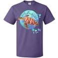 thumbnail image 3 of Inktastic Fort Lauderdale, Florida Swimming Sea Turtle with Bubbles T-Shirt, 3 of 5