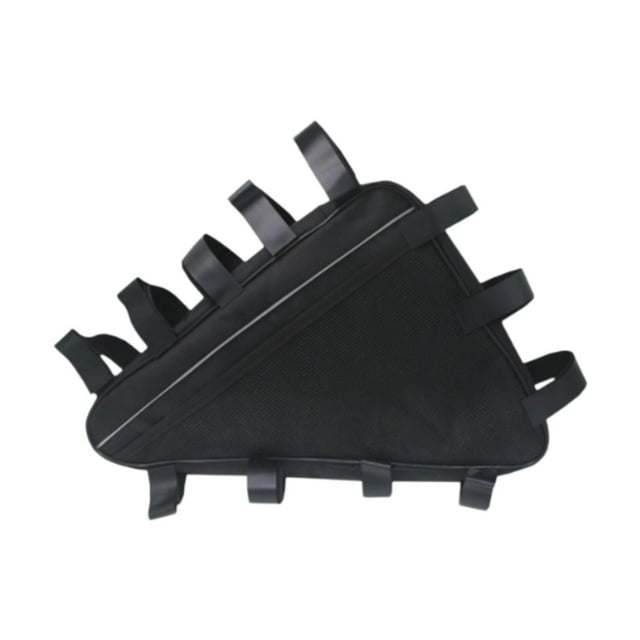 Bolsa para cuadro de bicicleta, accesorios para bicicleta, bolsa para bicicleta de carretera, paquete de ciclismo Negro